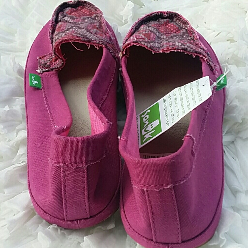 ❌SOLD❌ Sanuk Pink Quilt Surfer Flats ❌SOLD❌ - Picture 3 of 6